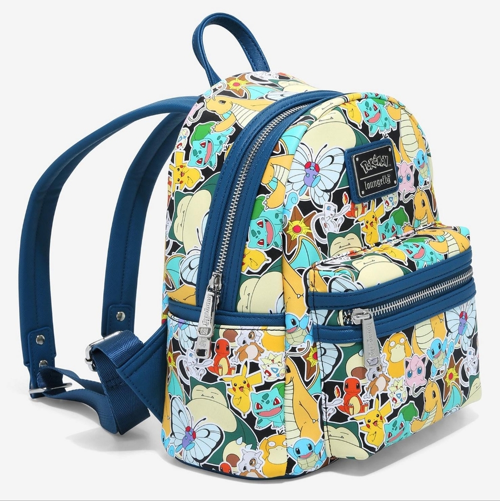 Loungefly Pokemon Sticker Collage Mini Backpack - Picture 2 of 5